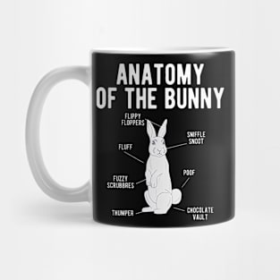 Anatomy Bunny Rabbit Mug